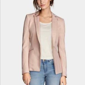 NWOT H&M Blush Pink Jersey Blazer Sz.8